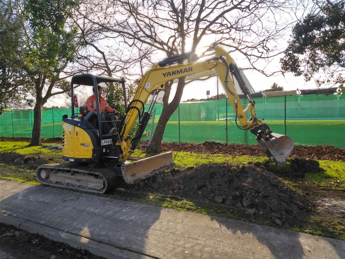 New stormwater line along Jervois Street